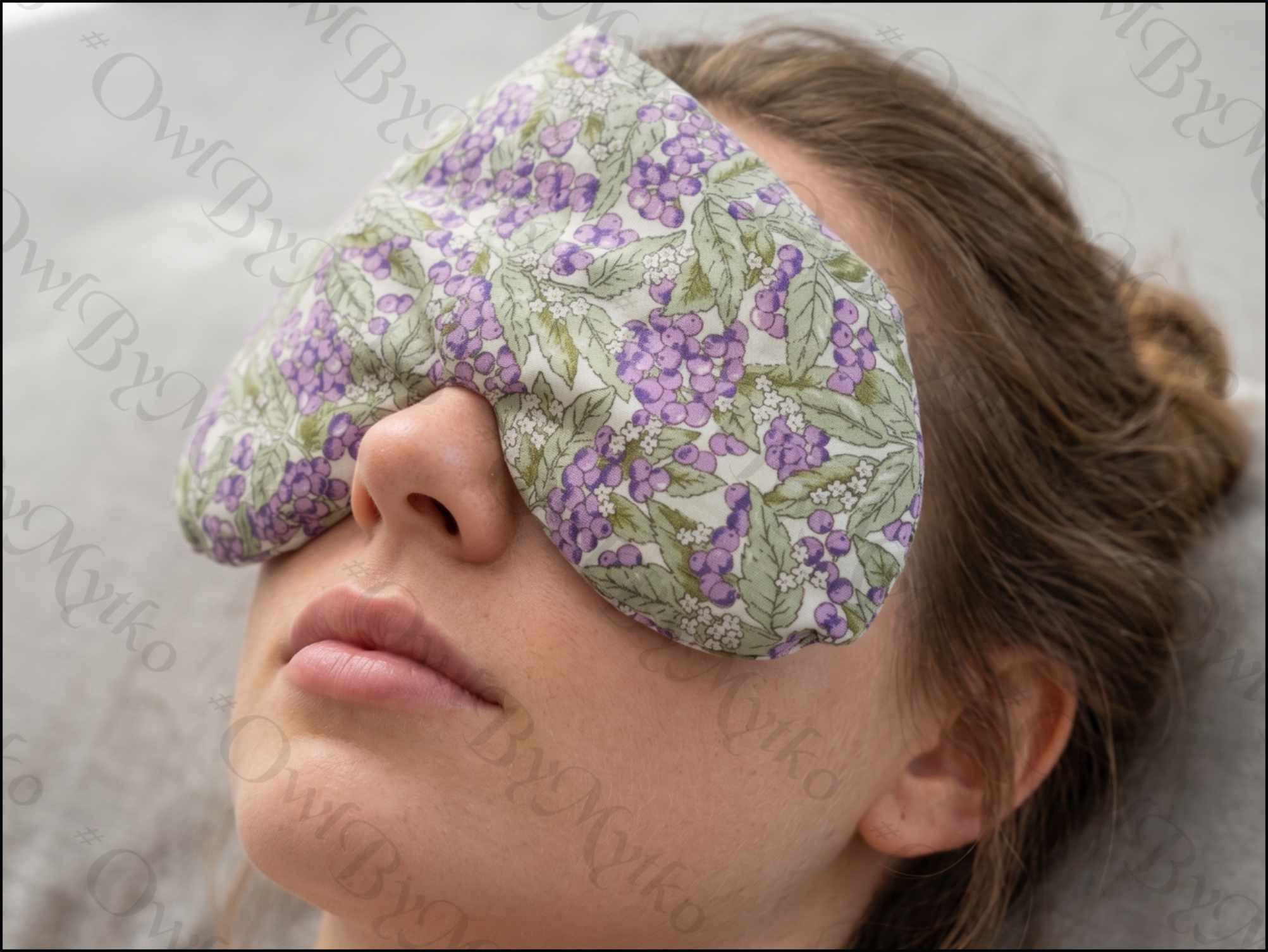 Heart Eye Pillow Sewing Pattern PDF | Washable Weighted Eye Mask | 2 Sizes Included - Image 2