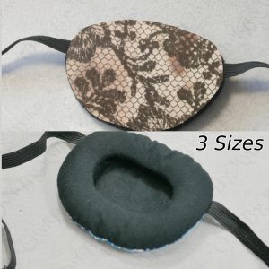 3D Adjustable Cotton Eye Patch Looks Like Lace Design | Amblyopia & Astigmatism Eye Cover