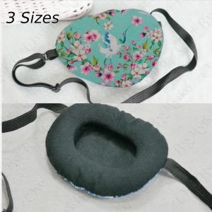 3D Adjustable Cotton Eye Patch Cranes Design | Amblyopia & Astigmatism Eye Cover