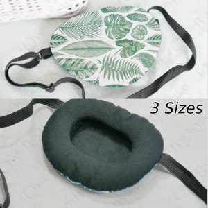 3D Adjustable Cotton Eye Patch Leaves Design | Amblyopia & Astigmatism Eye Cover