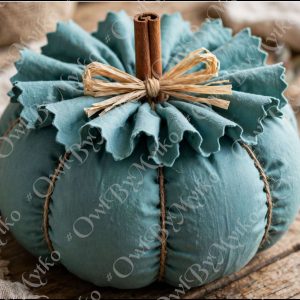 Fabric Pumpkin Sewing Pattern PDF | Easy No-Sew Pumpkin Tutorial | Fall Farmhouse Decor