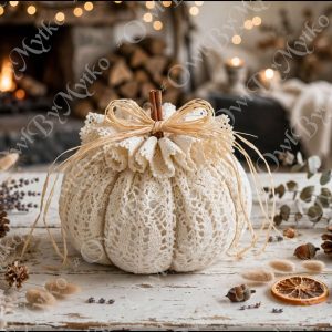 Fabric Pumpkin Sewing Pattern PDF | Easy No-Sew Pumpkin Tutorial | Fall Farmhouse Decor