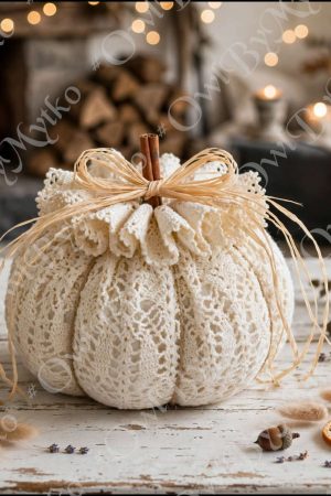 Fabric Pumpkin Sewing Pattern PDF | Easy No-Sew Pumpkin Tutorial | Fall Farmhouse Decor