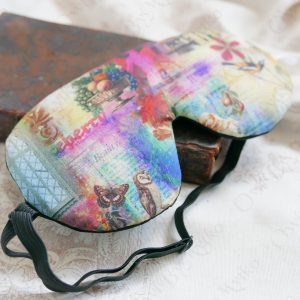 Memories Design Handmade Cotton Blackout Sleep Mask – Soft, Washable & Adjustable