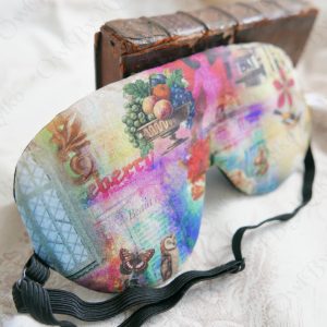 Memories Design Handmade Cotton Blackout Sleep Mask – Soft, Washable & Adjustable