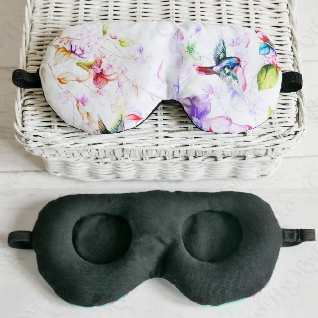 3D Contoured Eye Cavity Sleep Mask | 100% Blackout 3D Sleep Mask  - Magnolia Design