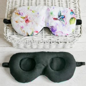 3D Contoured Eye Cavity Sleep Mask | 100% Blackout 3D Sleep Mask  – Magnolia Design